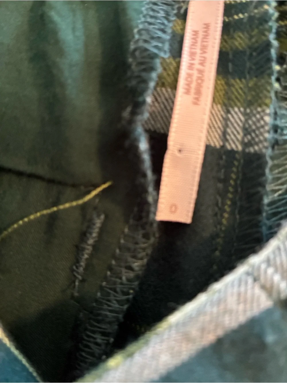 🎉NEW LISTING!🎉Free People Green Plaid Wide-Leg Cropped Pants